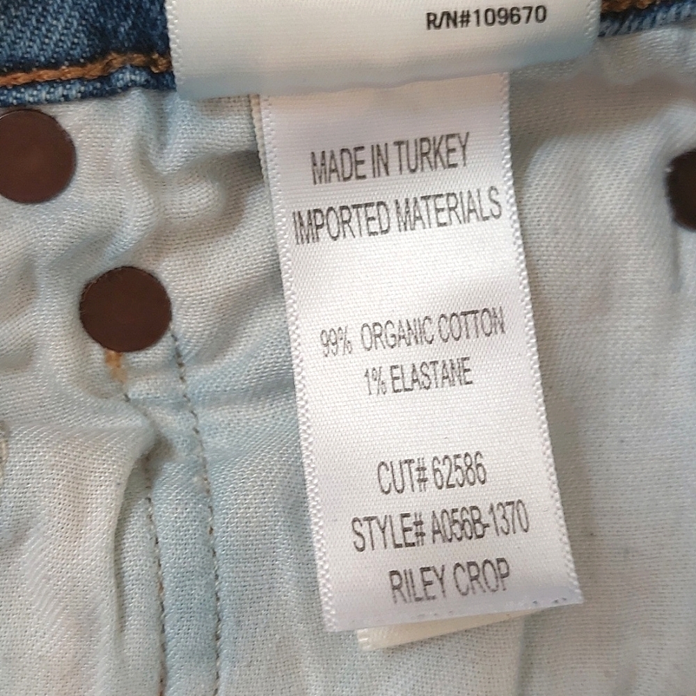 Agolde Riley High Rise Straight Crop Jeans - Picture 9 of 12
